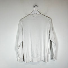 Burberry White Logo Sweater Size L