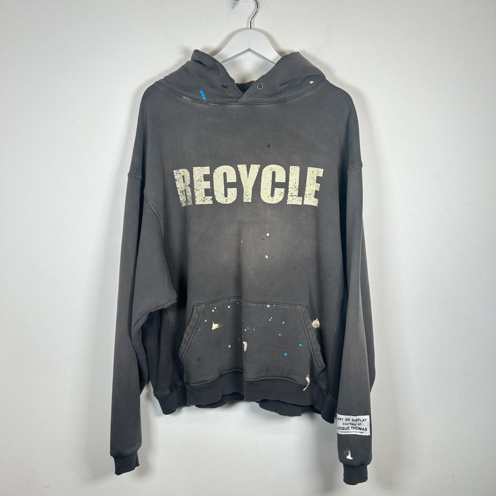 Gallery Dept Grey "Recycle" Hoodie Size M