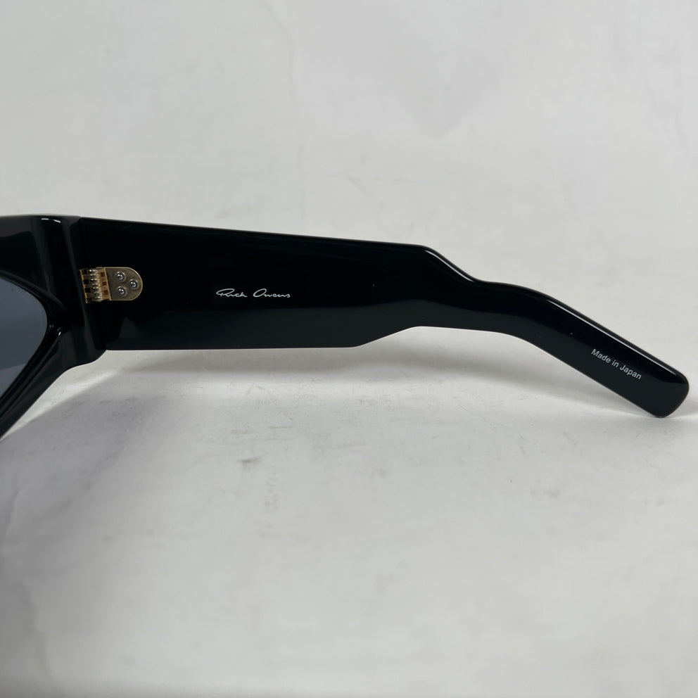 Rick Owens Black Gene Sunglasses
