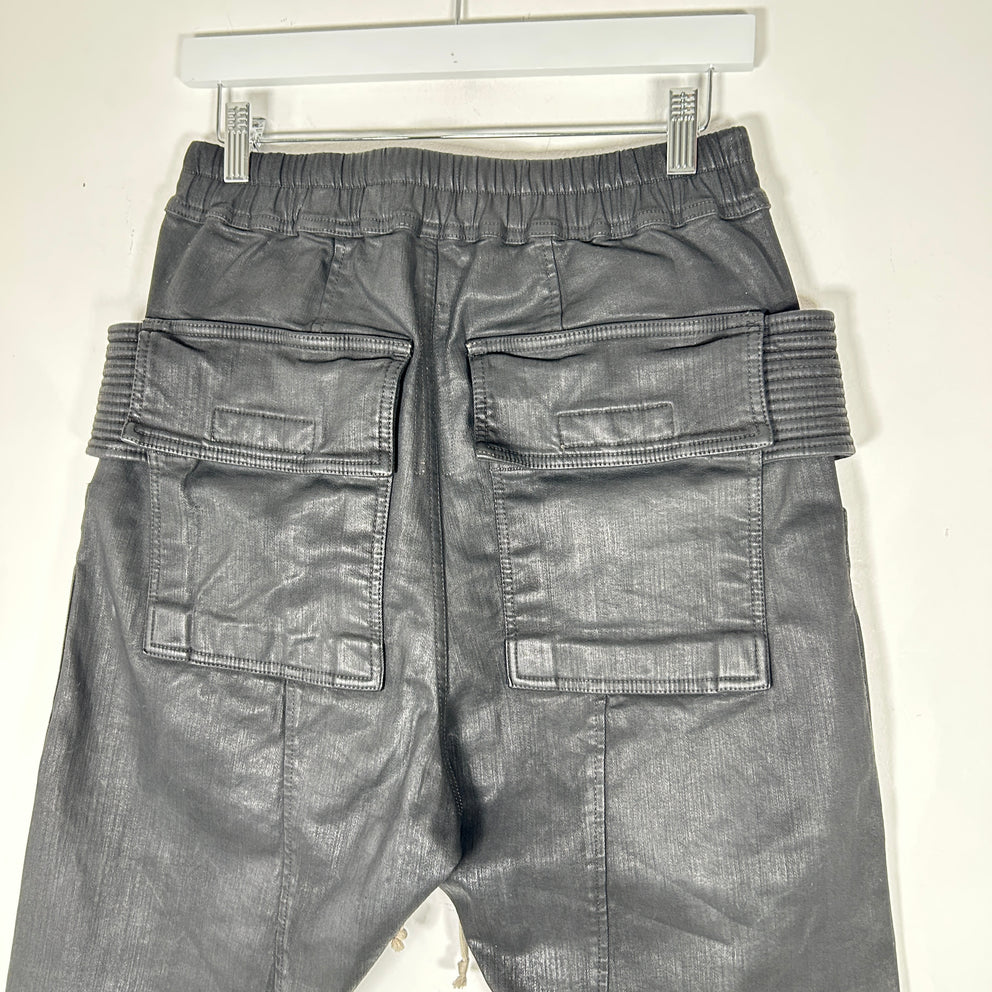 Rick Owens Waxed Creatch Cargos Size S