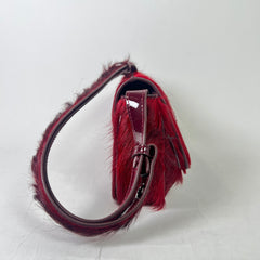 Diesel Pony Hair Calf-Leather Play Clutch Bag
