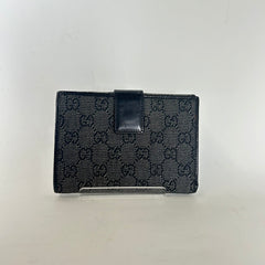 Gucci Grey Canvas Guccisima Wallet