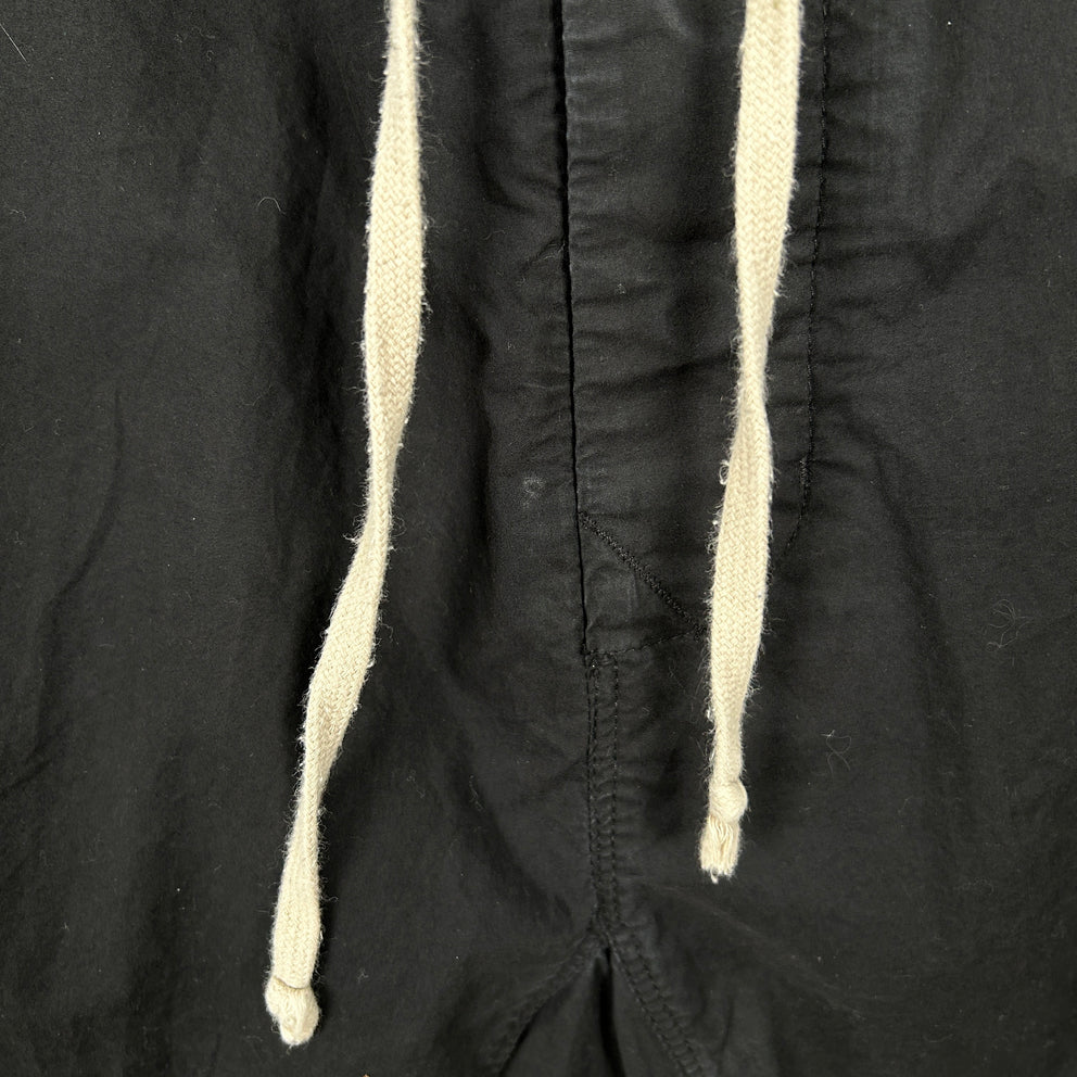 Rick Owens Black Pod Shorts Size M