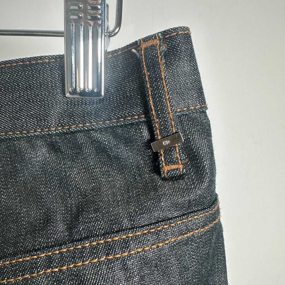 Dior Homme Grey Light Waxed Jeans Size 31