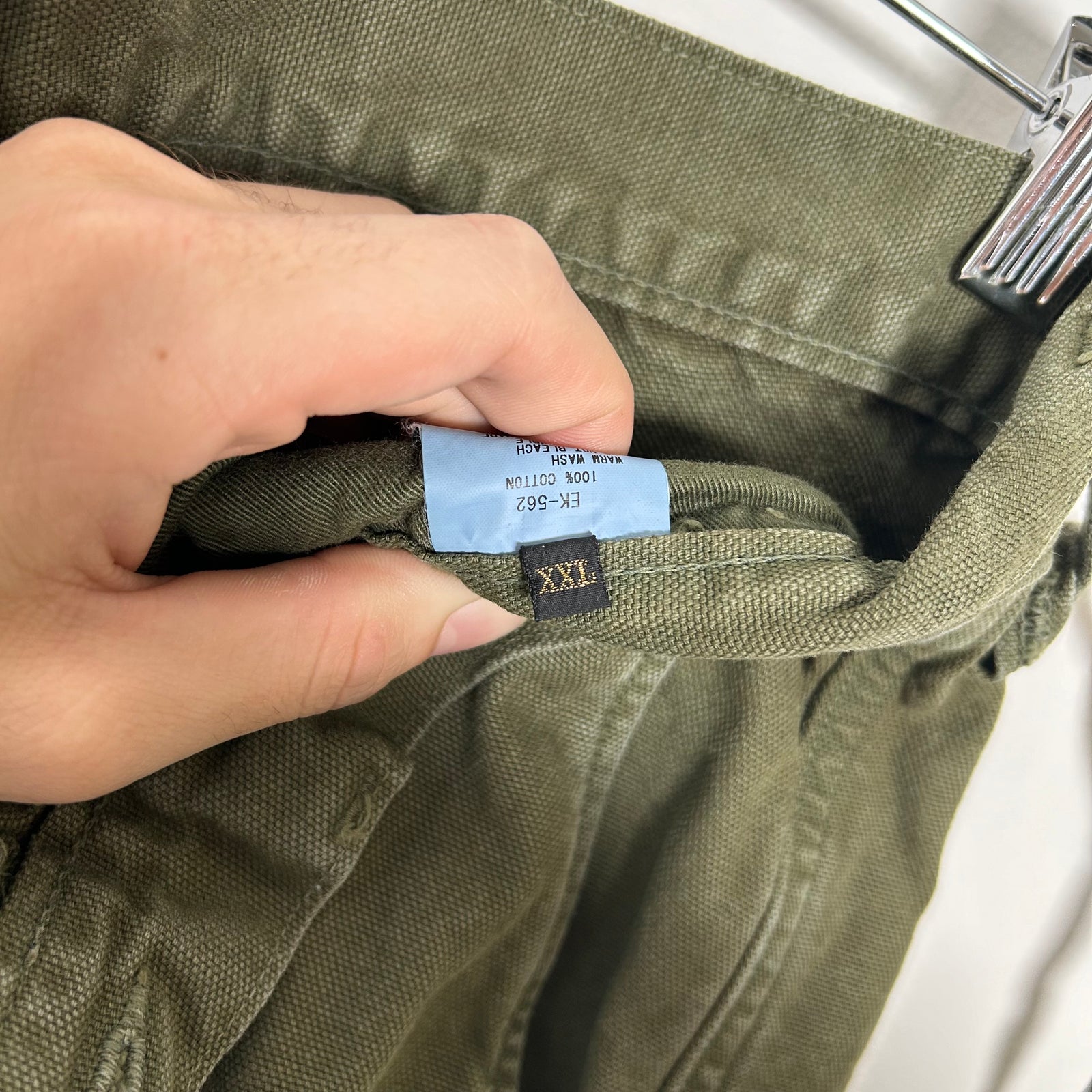 Kapital Green Fatigue Cargo Pants Size 2XL