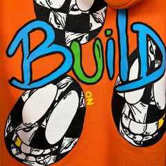 Chrome Hearts Link & Build Orange Hoodie Size XL