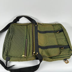 Louis Vuitton Mini Sac Maman Green Canvas Monogram Strap Bag