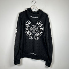 Chrome Hearts Black Monogram Hoodie Size L
