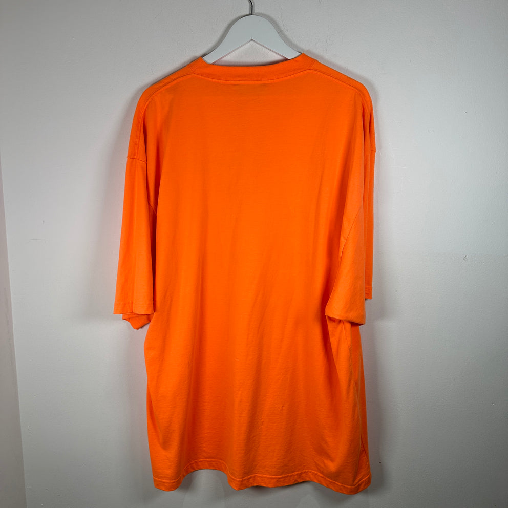 Balenciaga Orange Language Graphic T-Shirt Size S