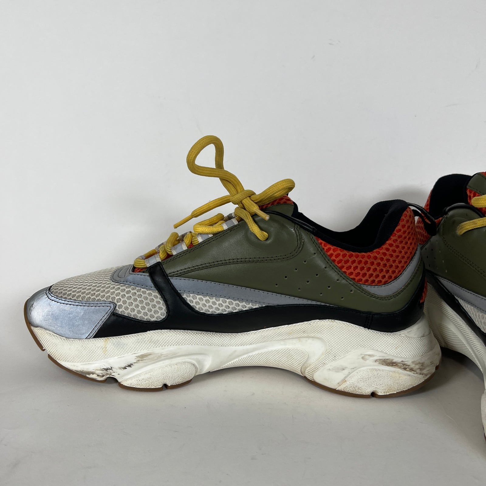Dior B22 Orange/Green Sneaker Size 10