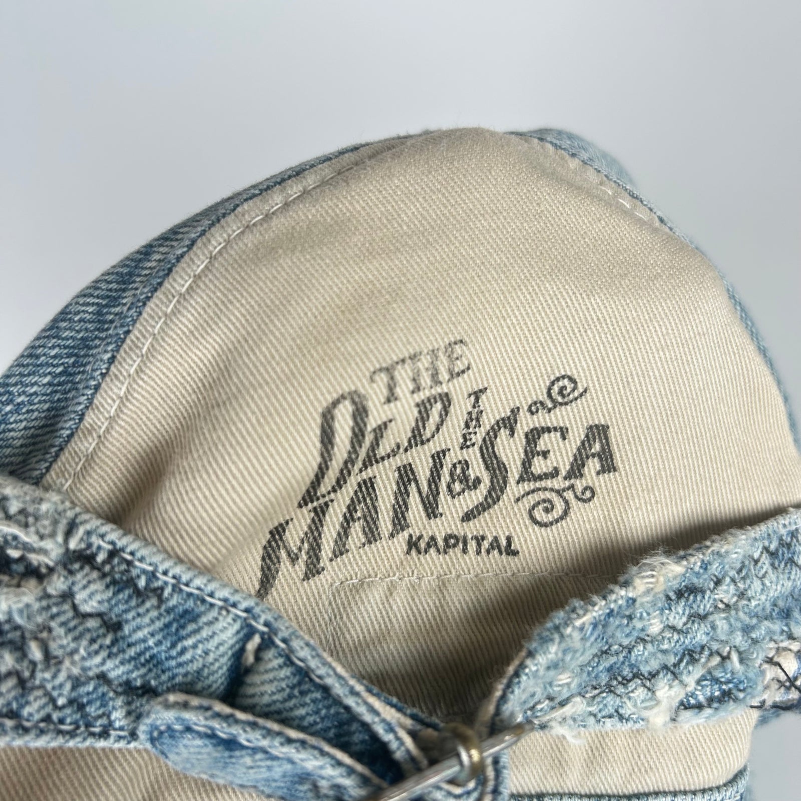 Kapital Light Boro Jean Bucket Hat