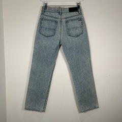 Amiri Light Wash Distressed Straight Jeans Size 27