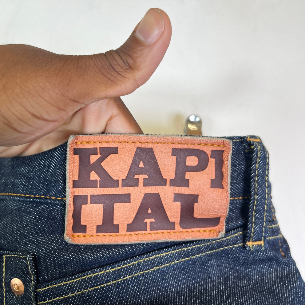 Kapital 12.5oz Mexican Tuxedo Okagilly Denim Jeans