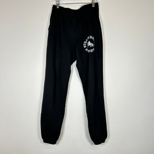 Strawberry Mansion Black Logo Sweatpants Size S
