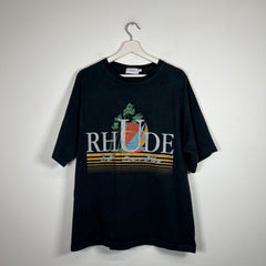 Rhude Navy St. Barth T-shirt Size M