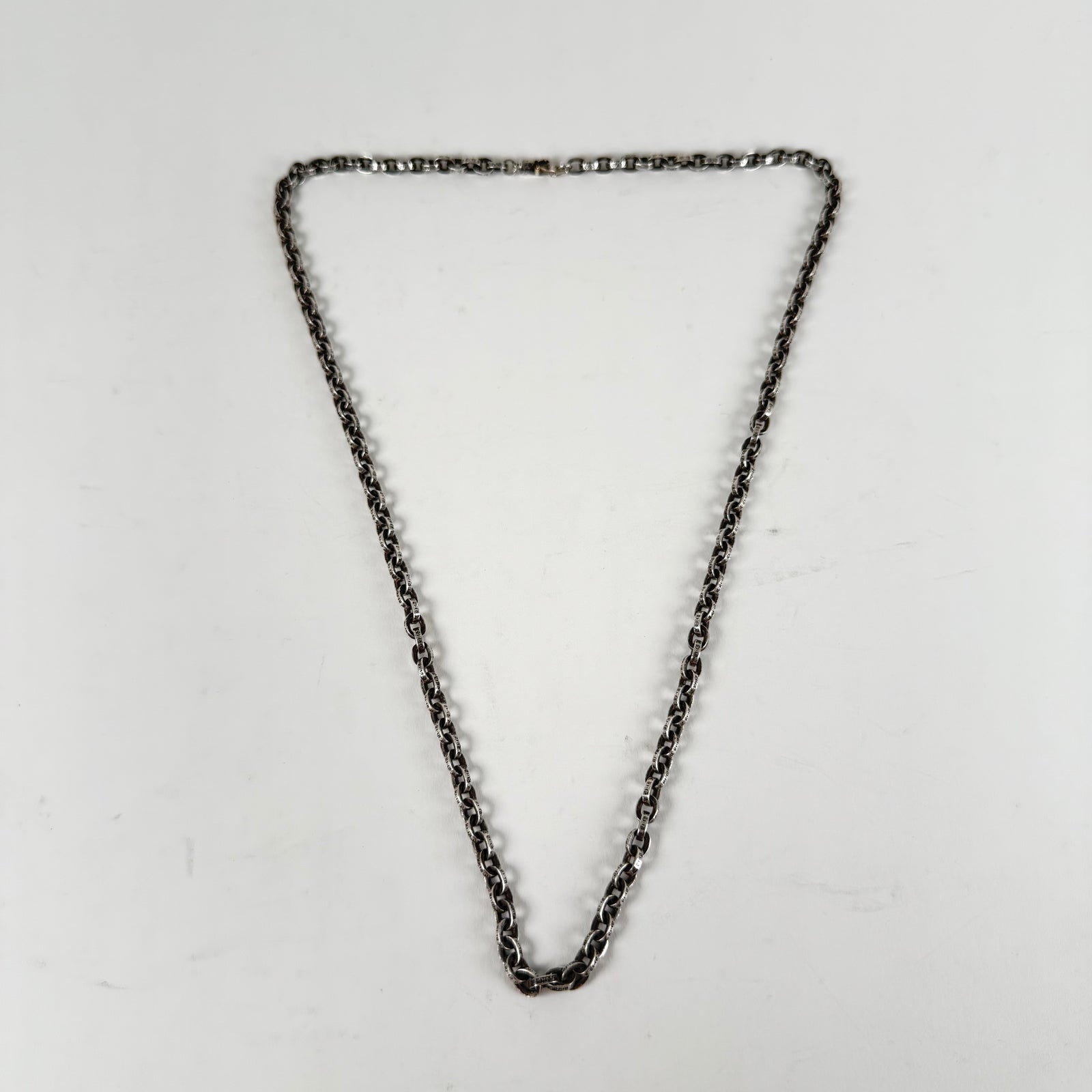 Chrome Hearts Paper Chain Necklace 24 Inch