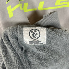 Hellstar Grey/Neon Sport Logo Hoodie Size M