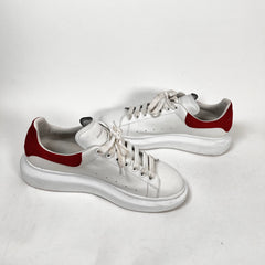 Alexander Mcqueen White/Red Low Sneaker Size 11