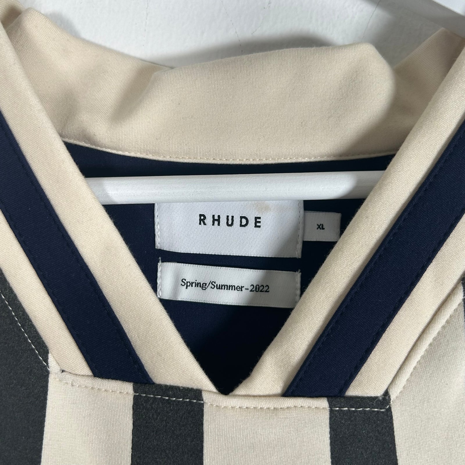 Rhude Navy Logo Jersey Size XL