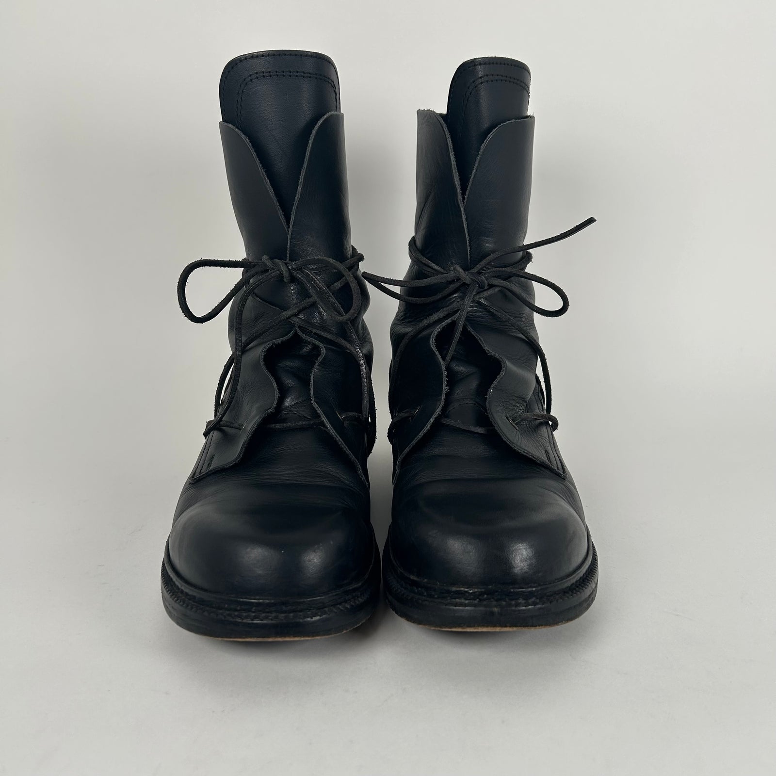 Dirk Bikkemburgs Metal Heel Lace Hole Boots Size 43