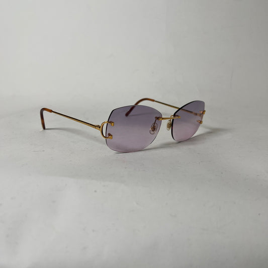 Cartier Big C Frame Pink Lense
