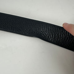Gucci Black Interlocking "GG" Belt Size 34