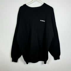 Vetements Heavy Knit Logo Sweater Size XL