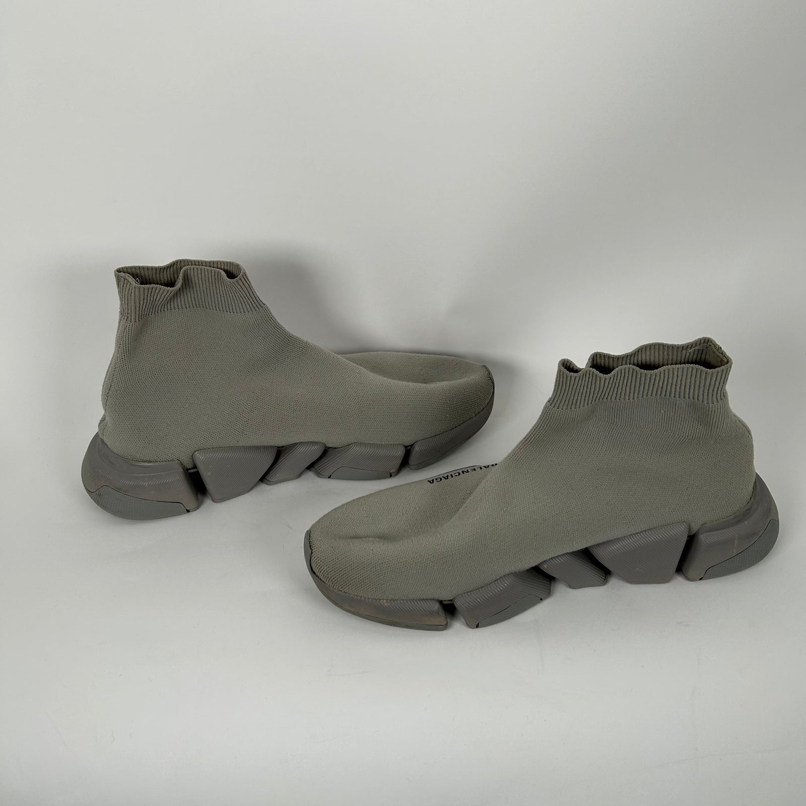 Balenciaga Grey Speed Trainers Size 10