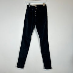 Amiri Black Velour Skinny Jeans Size 31