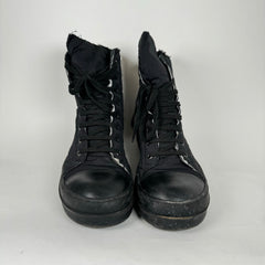 Rick Owens Drkshdw Black Nylon Ramones Size 45
