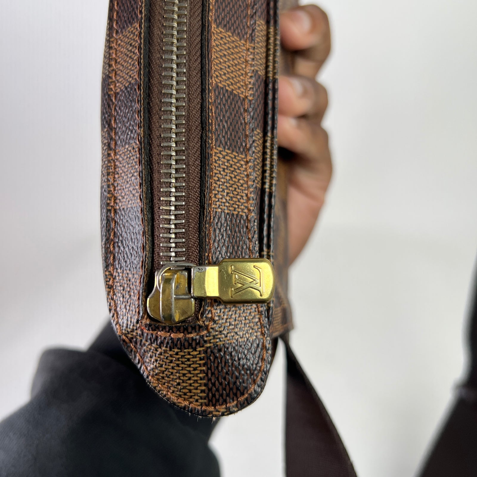 Louis Vuitton Damier Ebene Geronimos Sling Bag