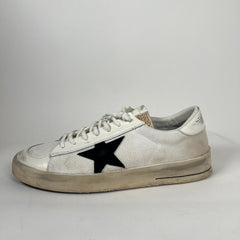 Golden Goose White/Black Stardan Sneaker Size 45