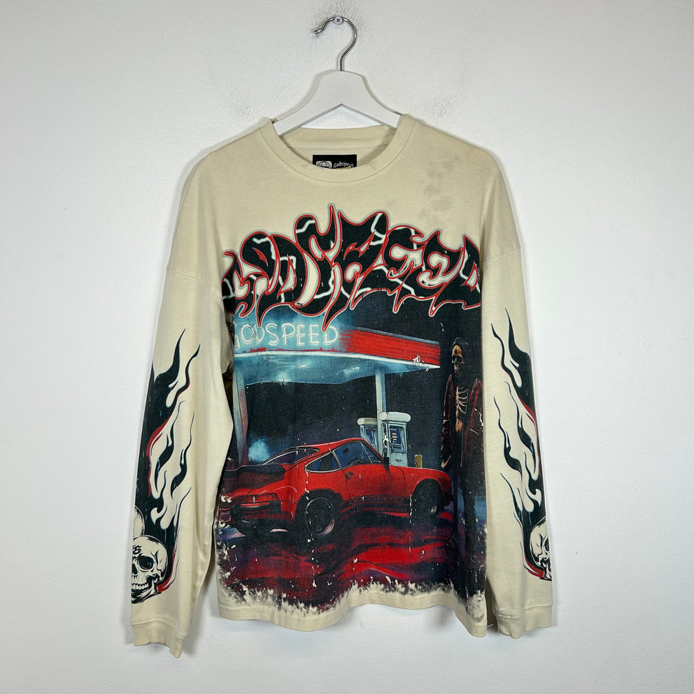 Godspeed Cream 'Pitstop' Longsleeve Size XS