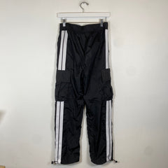 Palm Angels Black Nylon Cargo Track Pants Size S