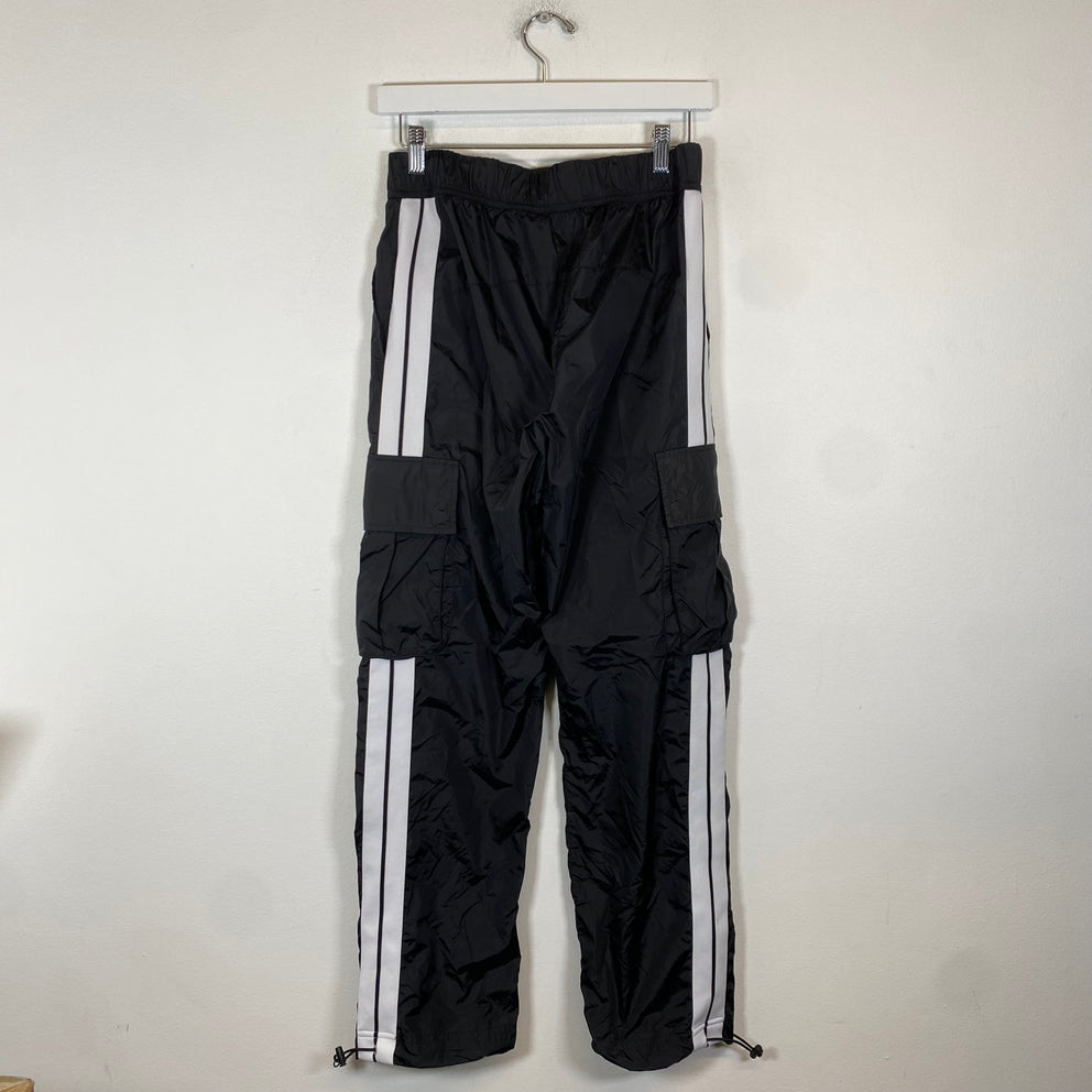 Palm Angels Black Nylon Cargo Track Pants Size S