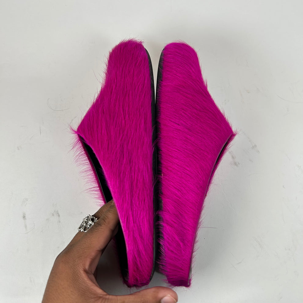 Marni Pink Fussbet Mules Size 43