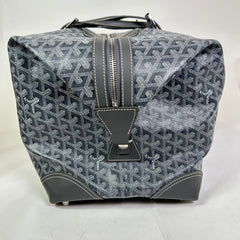Goyard Grey Goyardine Boeing 55 Travel Duffle Bag