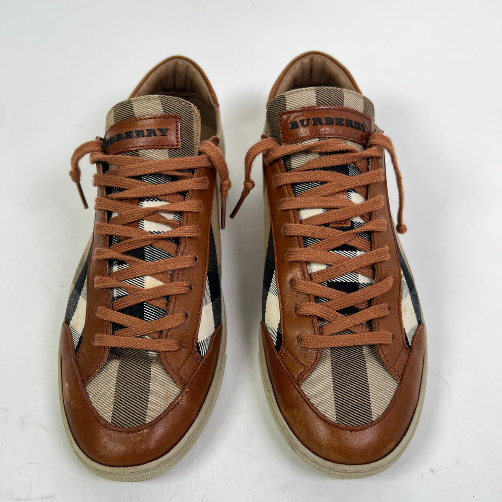Burberry Check Canvas Low-Top Sneaker