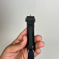 Gucci Black/Gold Small GG Belt SIze 75