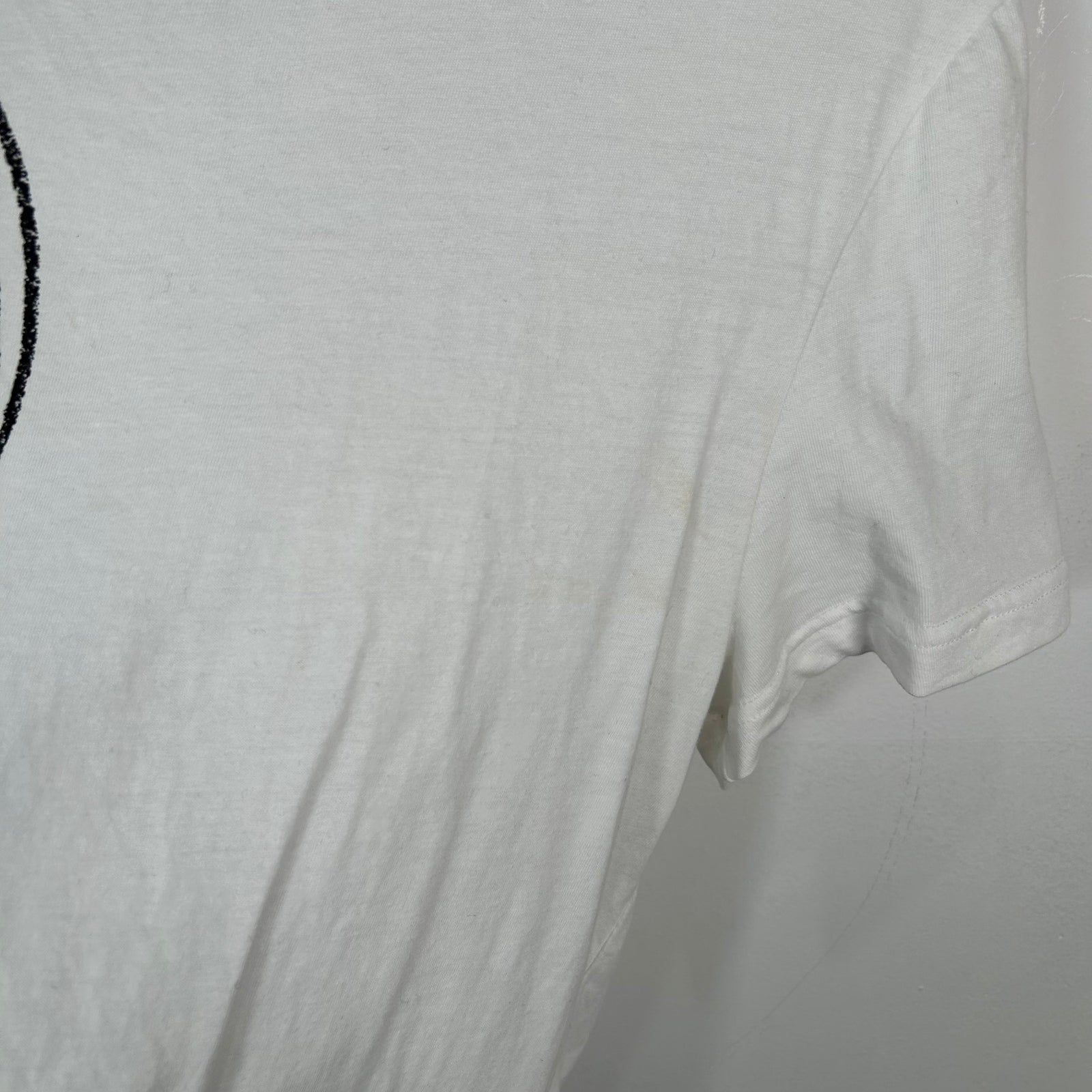 Alexander Mcqueen Smoke Skulls White T-Shirt Size S