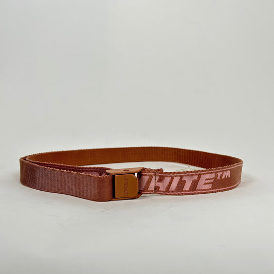 Off-White Pink Industrial Belt Size OS