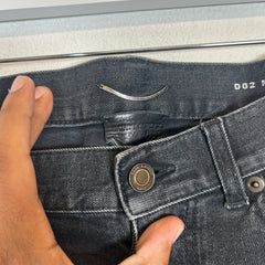 Saint Laurent D02 Black Stone Wash Jeans Size 31