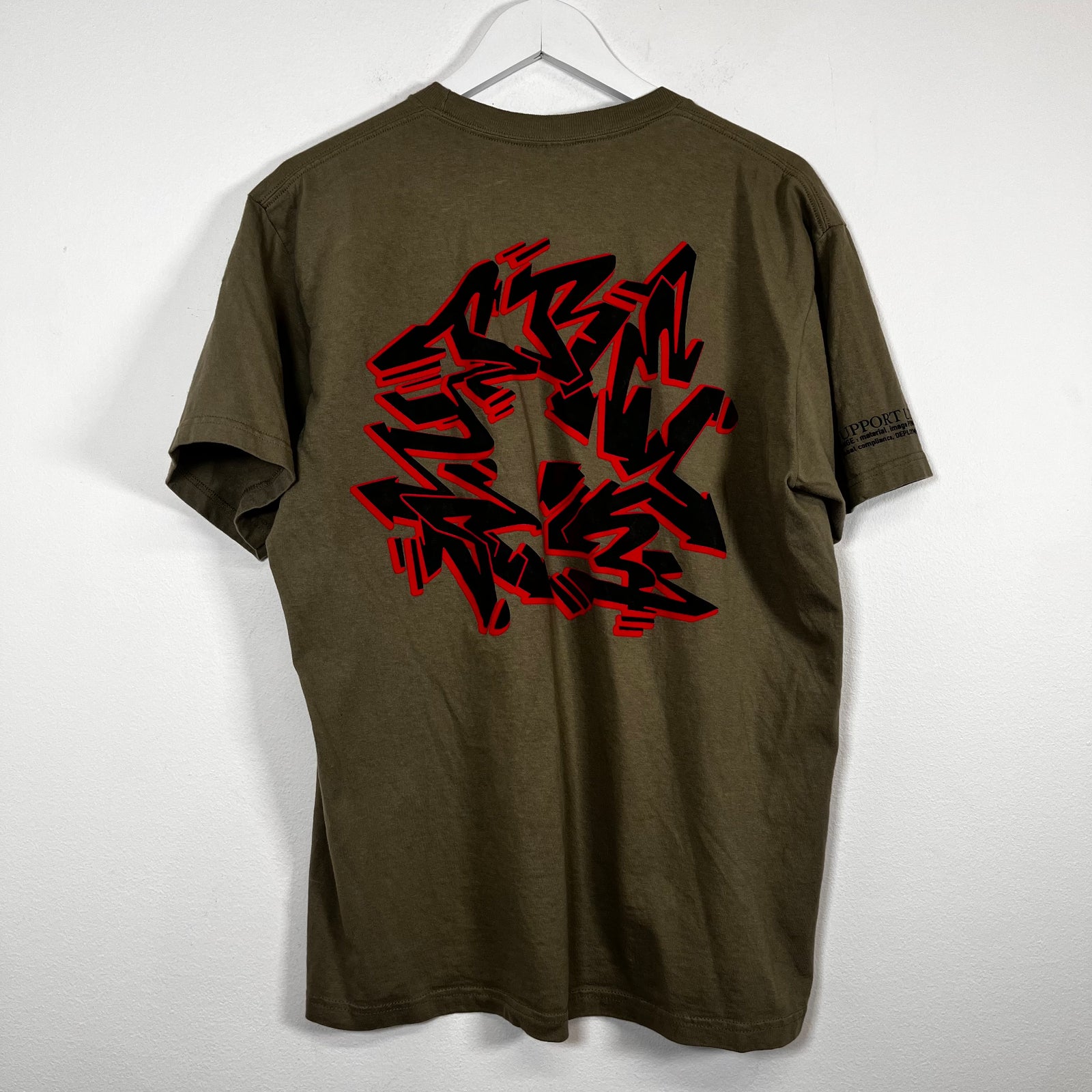Supreme Olive Support Unit Tee Size M