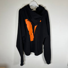 Vlone Orange/Black Hoodie Size L