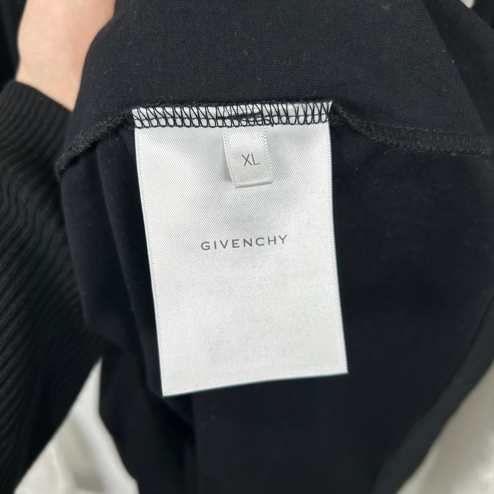 Givenchy Graphic Logo Layered Thermal Longsleeve T-Shirt Size XL