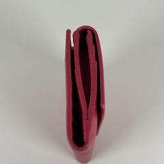 Prada Small Saffiano Pink Wallet