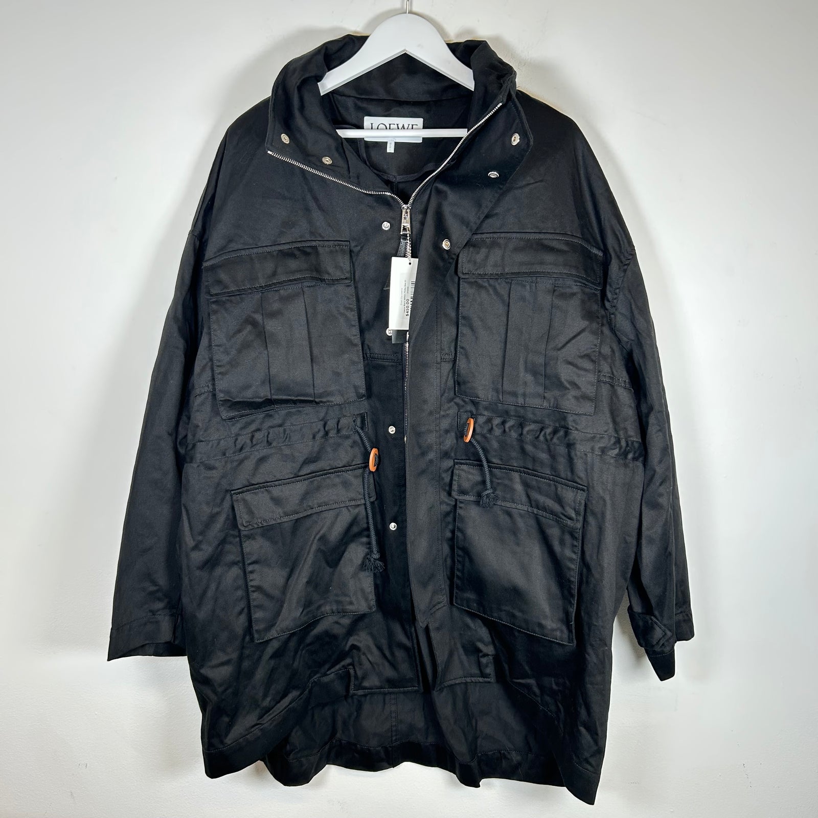 Loewe Black Military Parka Size 50