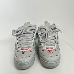 Louis Vuitton Grey Multicolor Skate Sneakers Size LV 10