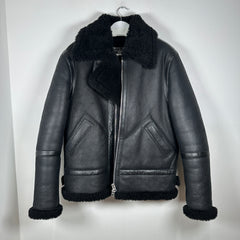 Acne Sherling Flight Jacket Size 48