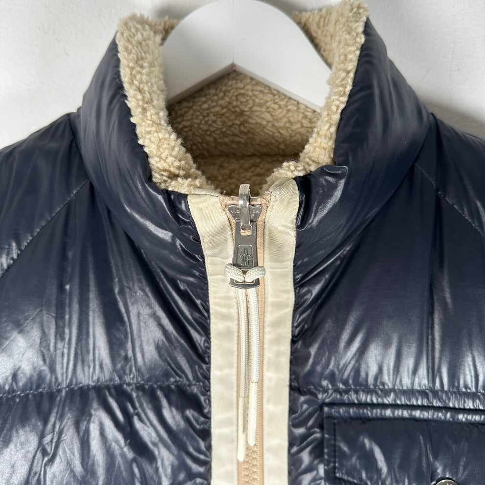 Moncler Navy Reversible Puffer Size M